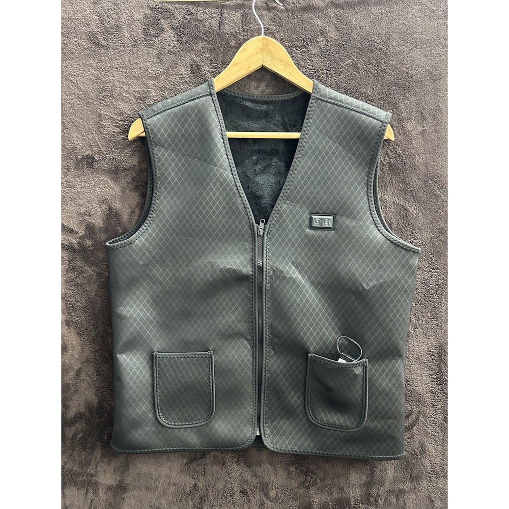 USB Electric Heated Vest Winter Wear Mens -Size L (1724)